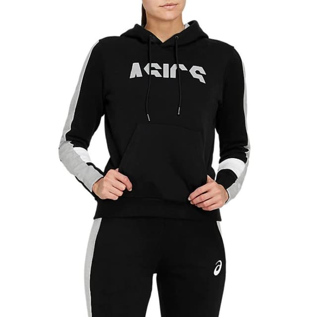 Толстовка жіноча Asics Colorblock Oth Hoody чорна 2032B691-002 