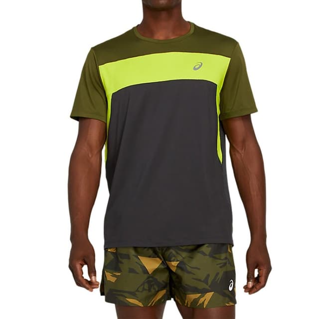 Футболка мужская Asics Race Ss Top серая 2011A781-103