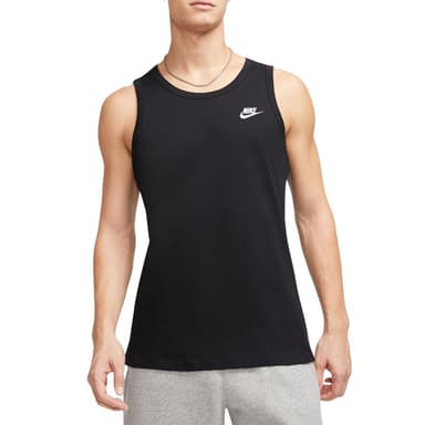 Майка мужская Nike M NSW CLUB - TANK черная BQ1260-010