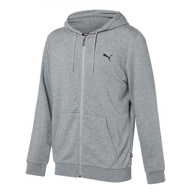Толстовка чоловіча Puma Ess Fz Hoody Tr M сіра 84721903