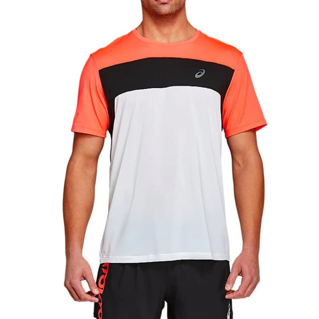 Футболка мужская Asics Race Ss Top белая 2011A781-103