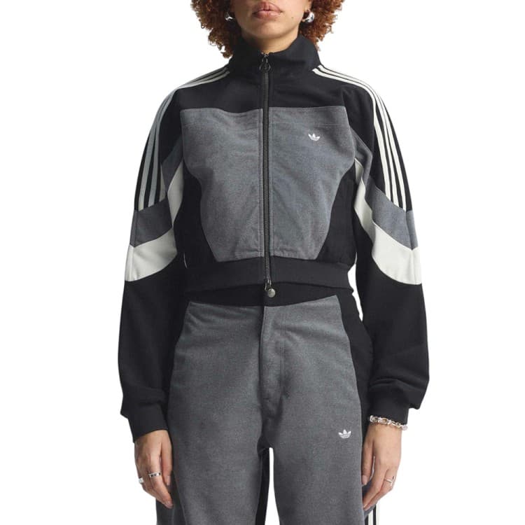 Толстовка женская Adidas TRACKTOP серая JW7289
