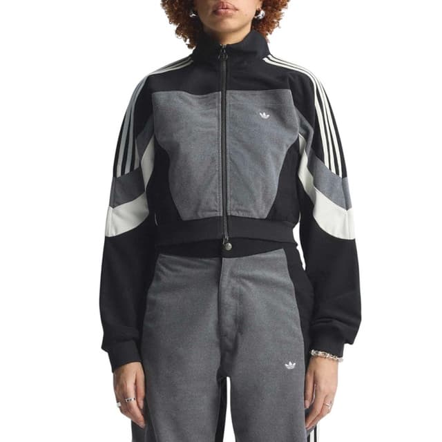 Толстовка жіноча Adidas TRACKTOP сіра JW7289