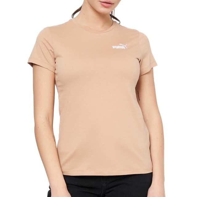 Футболка жіноча Puma ESS+ Embroidery Tee бежева 84833189