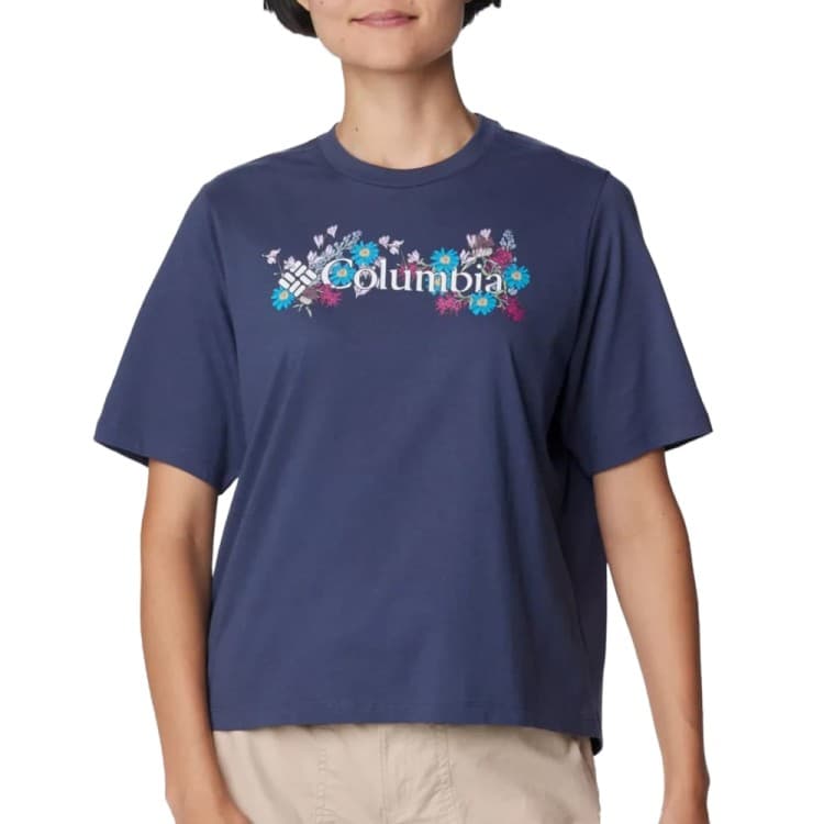 Футболка жіноча Columbia NORTH CASCADES™ RELAXED TEE синя 1992081-463