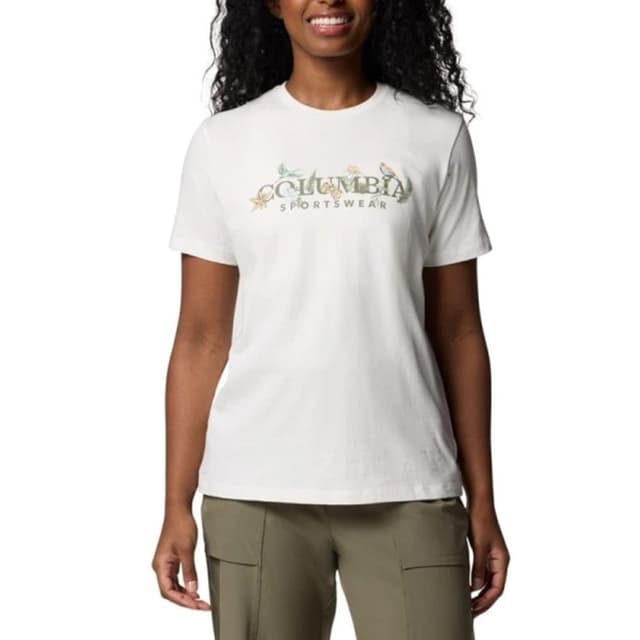 Футболка жiноча Columbia Boundless Beauty™ Logo SS Tee біла 2036573-126