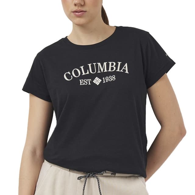 Футболка жіноча Columbia TREK™ SS GRAPHIC TEE чорна 1992131-014