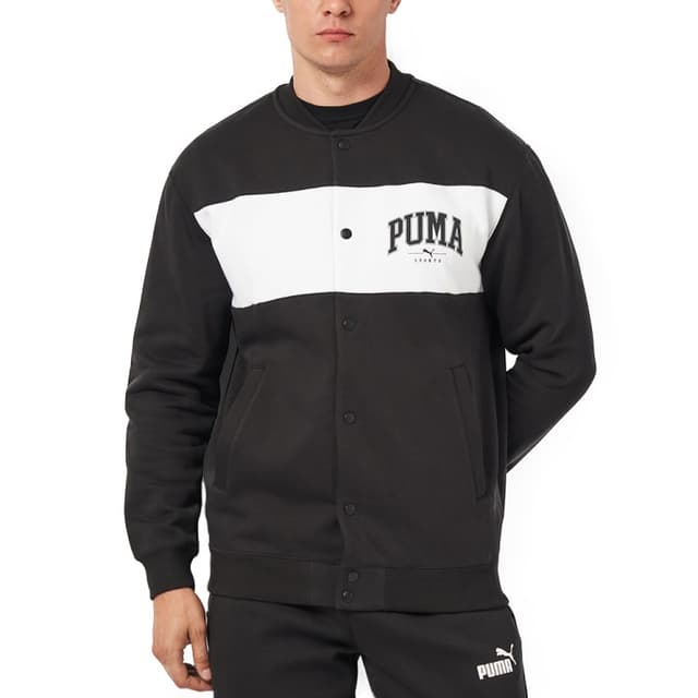 Толстовка чоловіча Puma PUMA SQUAD Bomber Jacket FL чорна 68179801