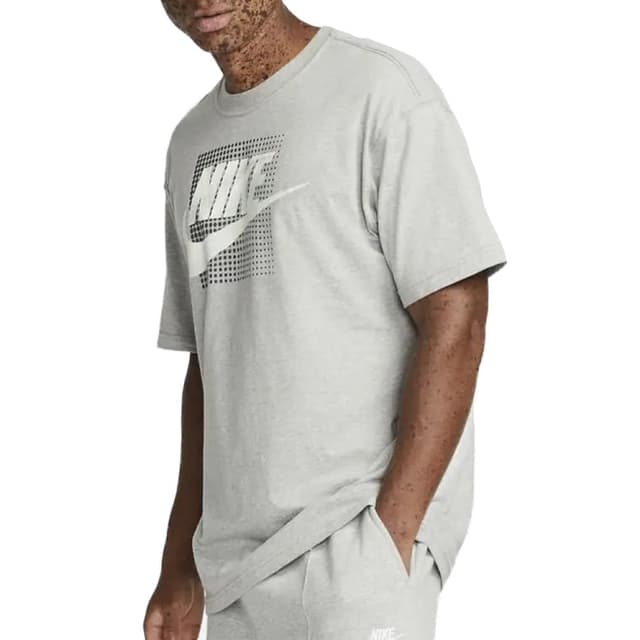 Футболка мужская Nike M NSW TEE M90 12MO FUTURA серая DZ2997-063
