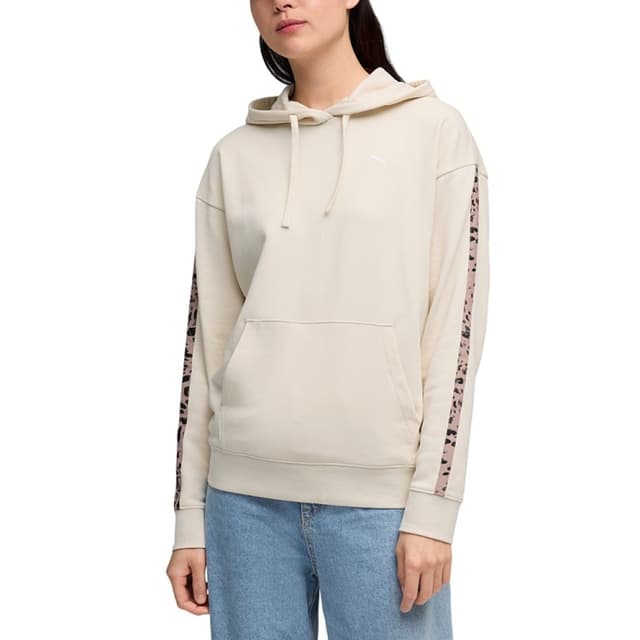  Толстовка жіноча Puma ESS GRAPHIC Animal Comfort Hoodie TR молочна 69182287 