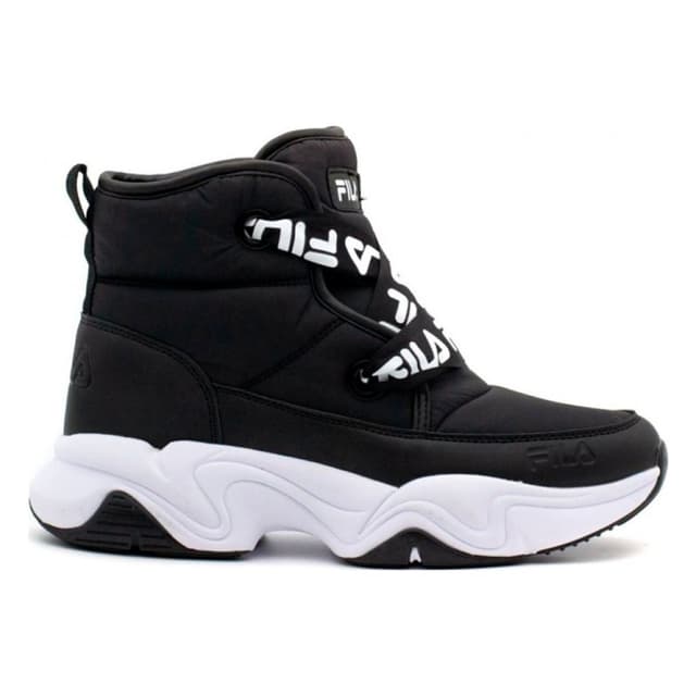 Ботинки женские Fila Nebula Puffy Wntr Mid W черные 107136-99