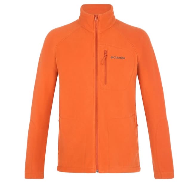 Толстовка мужская Columbia Fast Trek II Full Zip Fleece оранжевая 1420421-820