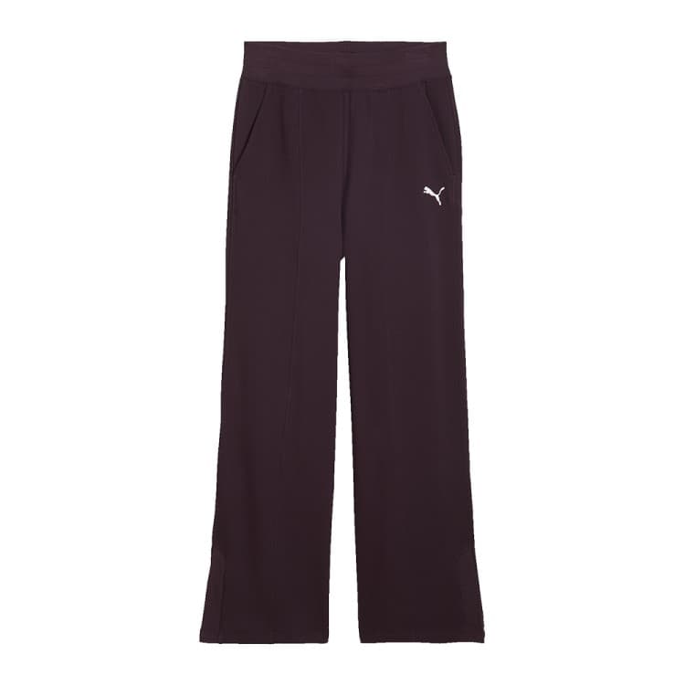 Брюки женские Puma HER High Waist Straight Pants FL фиолетовые 68272044