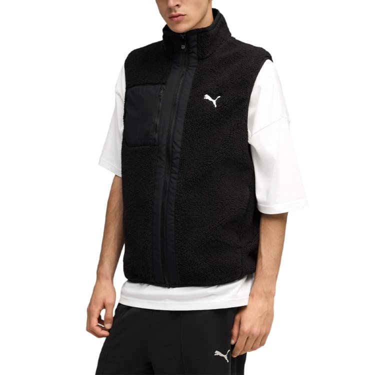 Жилет чоловічий Puma Reversible Sherpa Vest чорний 68837201