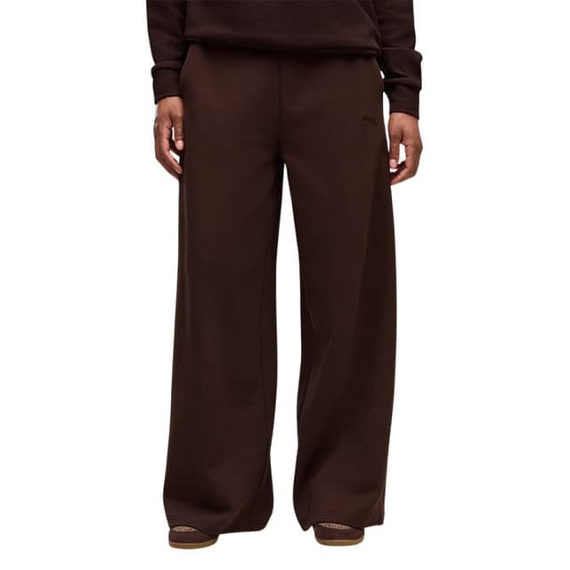 Штани жіночі Puma CLASS Relaxed Wide Leg Pants коричневі 69401333