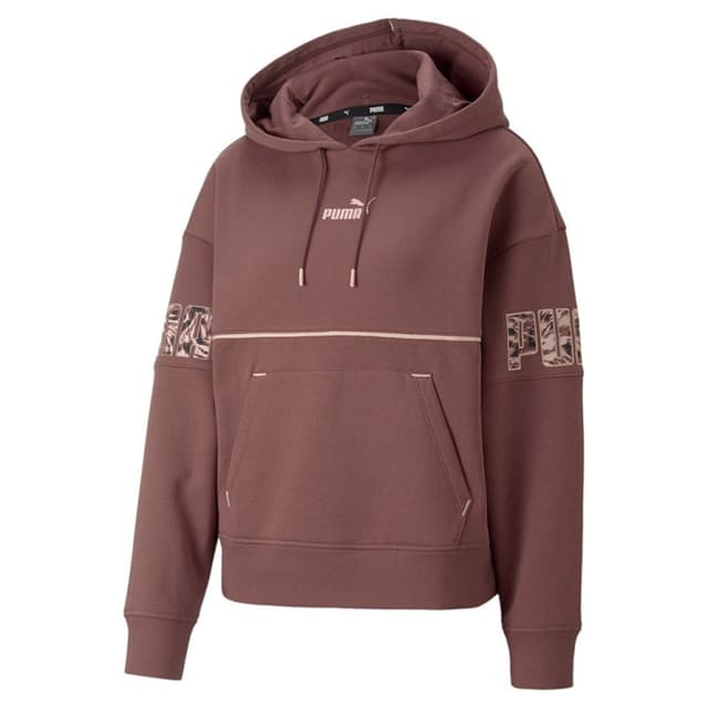 Толстовка жіноча Puma Puma Power Safari Hoodie бордова 67175275