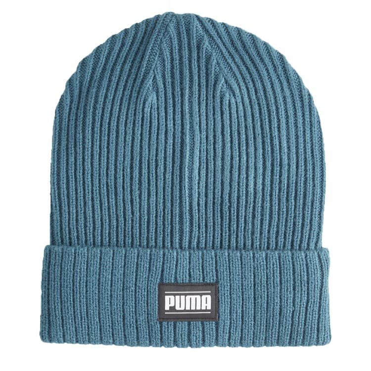 Шапка  Puma Ribbed Classic Cuff Beanie зеленая 02403811