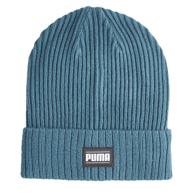Шапка  Puma Ribbed Classic Cuff Beanie зеленая 02403811
