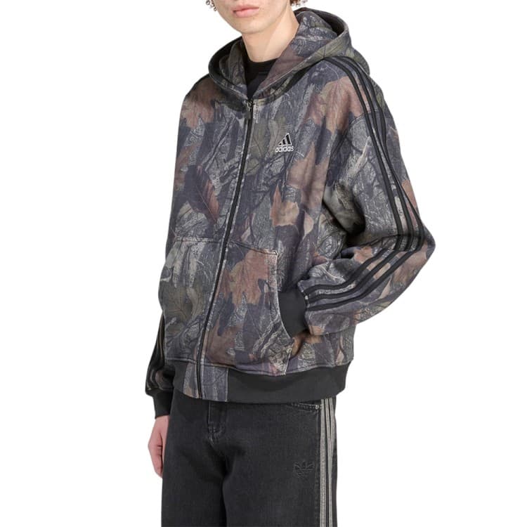 Толстовка чоловіча Adidas CAMO FZ хакі JY2775