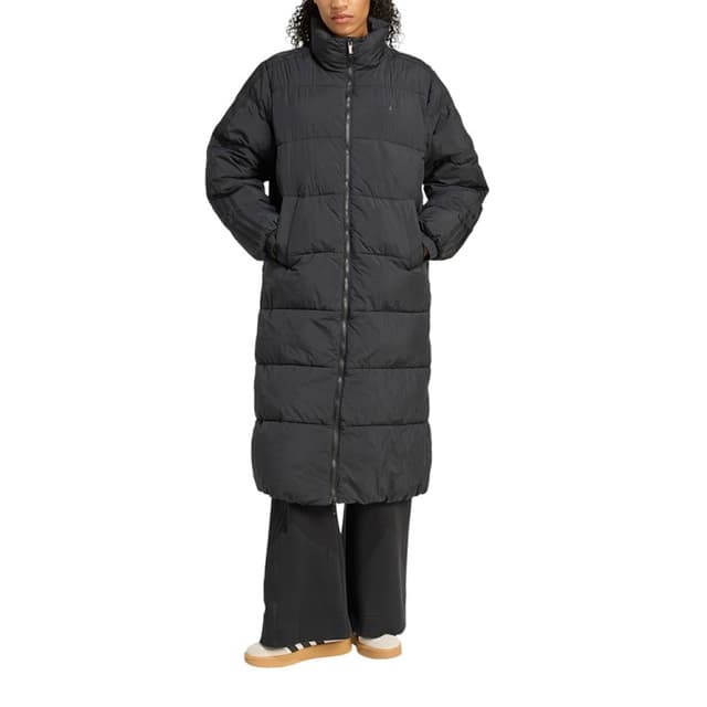 Куртка жіноча Adidas LONG PUFFER чорна JX2957