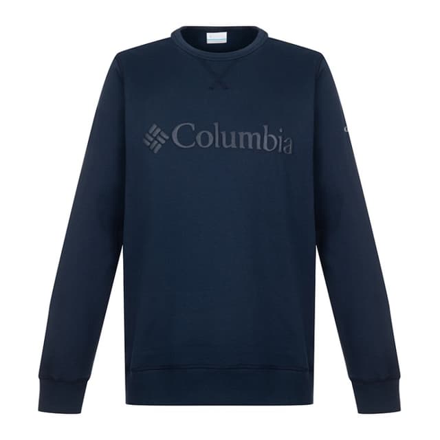 Джемпер мужской Columbia Logo Fleece Crew тёмно-синий 1884931-465