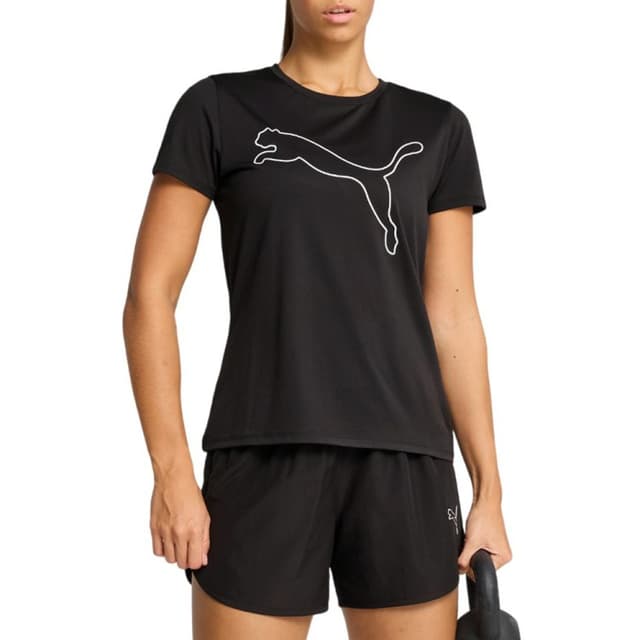 Футболка жіноча Puma W TAD ESSENTIAL Logo Tee чорна 52589201