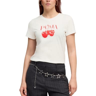 Футболка жіноча Puma GRAPHICS Cherry Tee біла 69191102