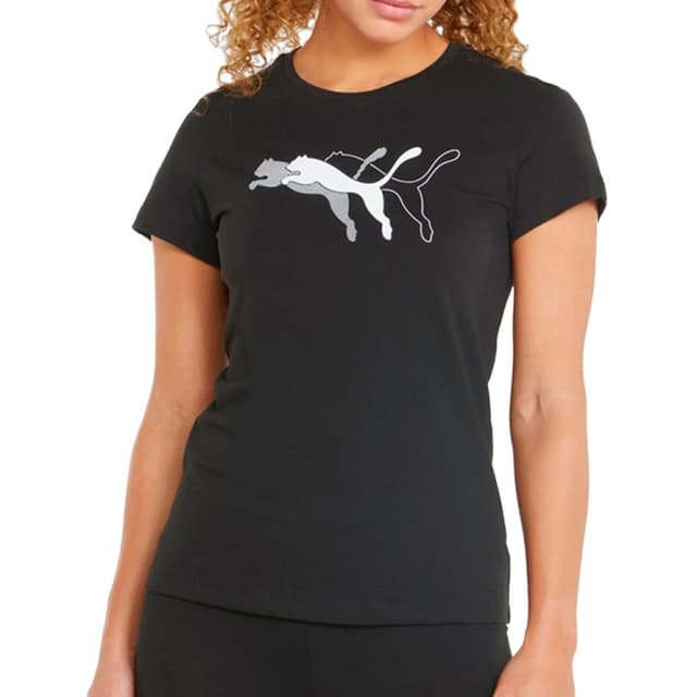 Футболка жіноча Puma Power Graphic Tee чорна 84711201