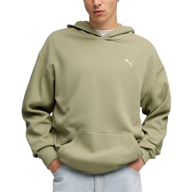 Толстовка чоловіча Puma CLASS Relaxed Pinnacle Hoodie TR оливкова 63301682
