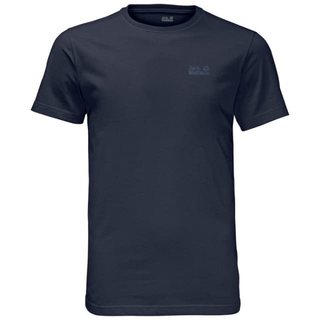 Футболка чоловіча Jack Wolfskin Essential T Men темно-синя 1805781-1010