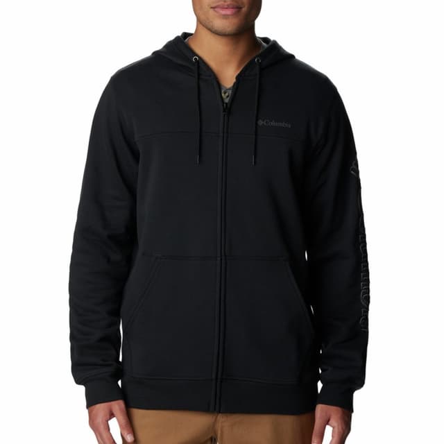 Толстовка чоловіча Columbia  Logo Fleece FZ чорна 1889161-012
