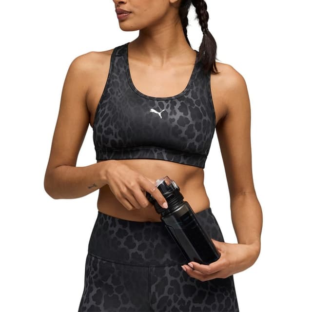 Бра жіночий Puma 4KEEPS Bra - Padded - Spotted Haze чорний 52851101