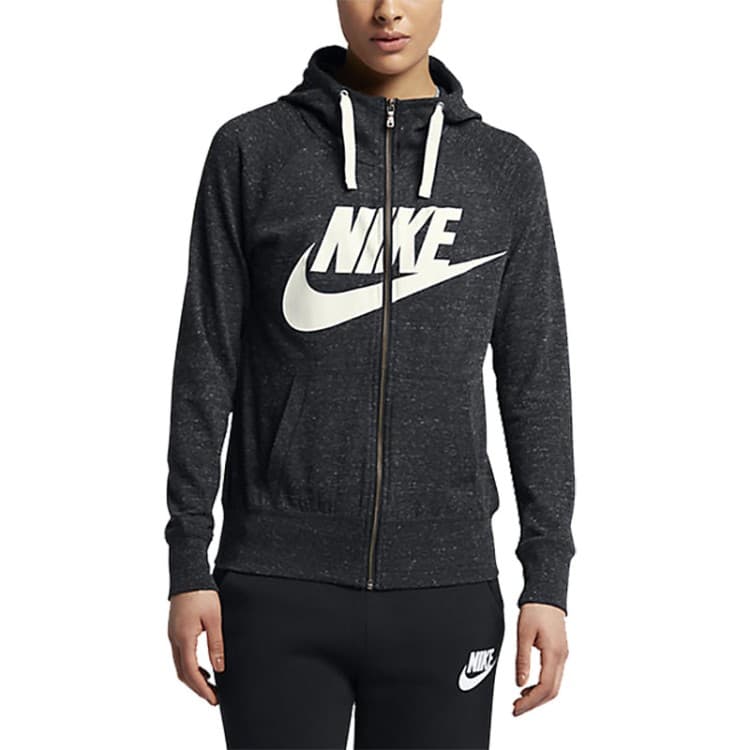 Толстовка женская Nike Sportswear Windrunner Tech Fleece черная 909097-010