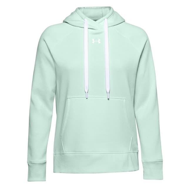 Толстовка жіноча Under Armour Rival Fleece Hb Hoodie блакитна 1356317-335