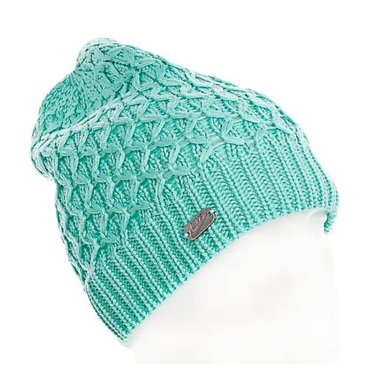 Шапка Nike SLOUCHY BEANIE зеленая 628677-385