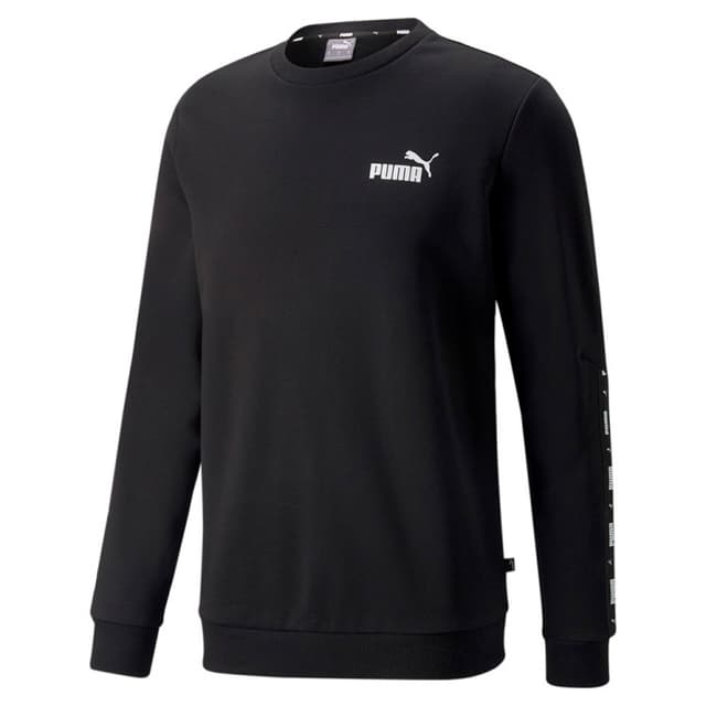 Толстовка мужская Puma ESS+ Tape Crew FL черная 84903801