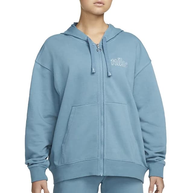 Толстовка жіноча Nike W NK DF GT FT GX HD FZ HOODIE блакитна DQ5536-440