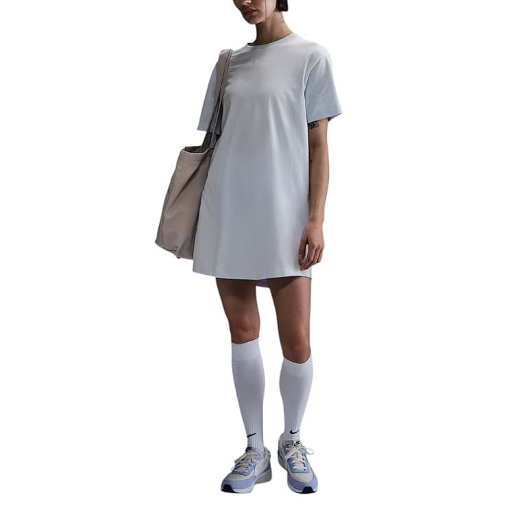 Сукня жіноча Nike W NSW ESSNTL SS DRESS TSHRT блакитна DV7882-423
