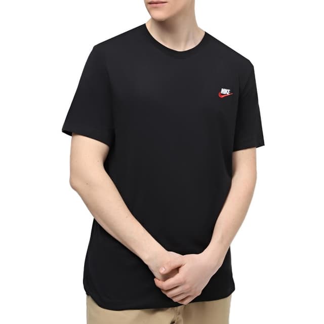 Футболка мужская Nike M NSW CLUB DT TEE черная FD1184-011