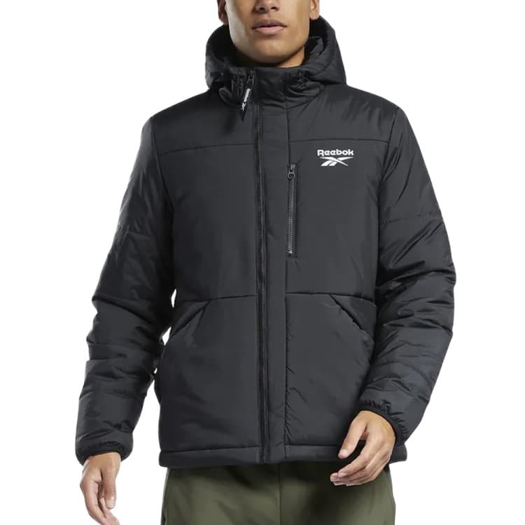 Куртка мужская Reebok Ow Tw+Grphn Pad Jck черная GU5741