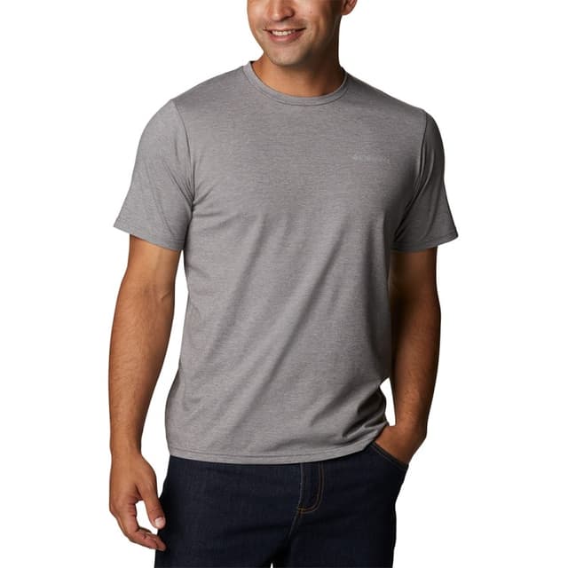 Футболка мужская Columbia Men's Sun Trek™ Short Sleeve Tee серая 1931161-024