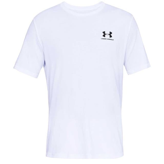 Футболка мужская Under Armour SPORTSTYLE LEFT CHEST SS белая 1326799-100