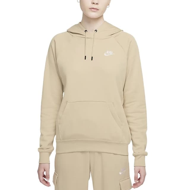 Толстовка жіноча Nike Nsw Essential Sweatshirt бежева BV4124-206 