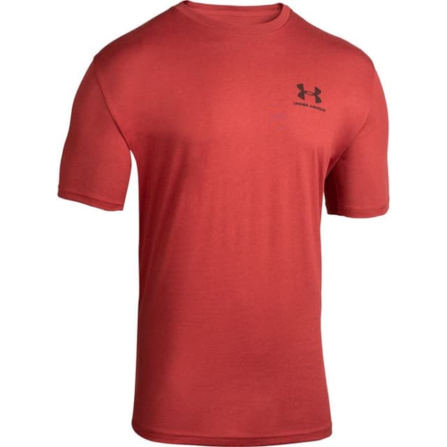Футболка чоловіча Under Armour SPORTSTYLE LEFT CHEST SS червона 1326799-615