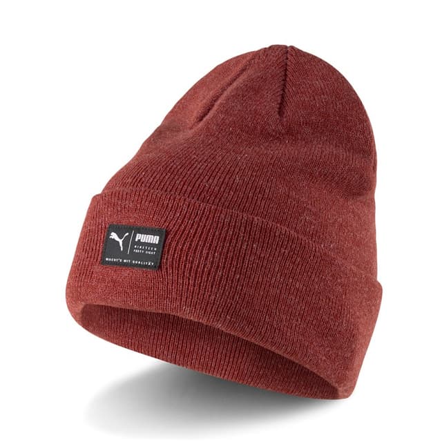 Шапка Puma ARCHIVE heather beanie бордова 02173916 