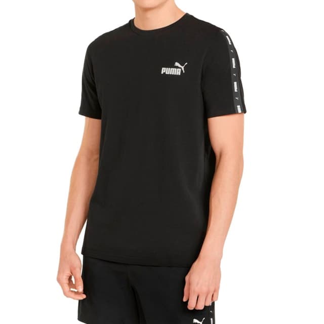 Футболка мужская Puma Ess+ Tape Tee черная 84738201