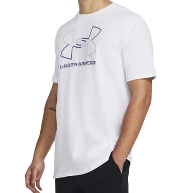 Футболка чоловіча Under Armour UA GL FOUNDATION UPDATE SS біла 1382915-101