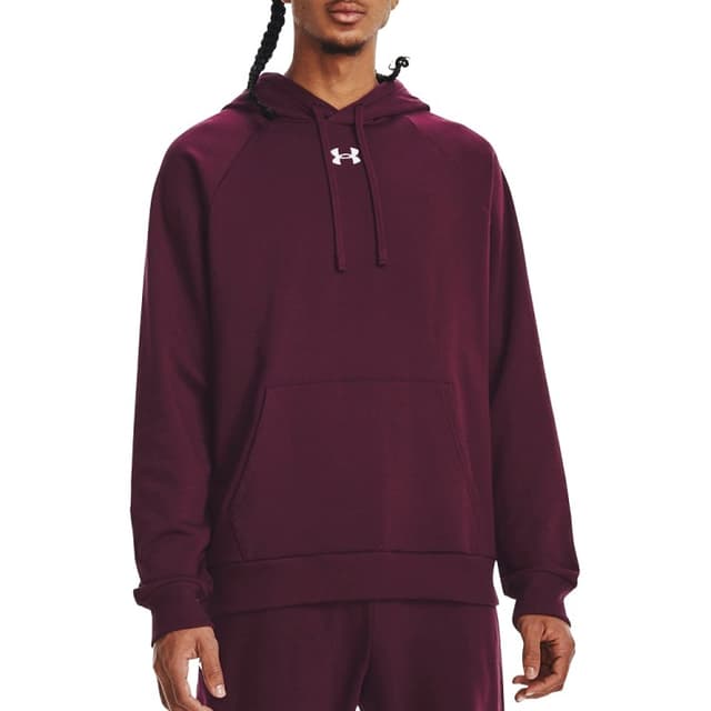 Толстовка чоловіча Under Armour UA Rival Fleece Hoodie бордова 1379757-600