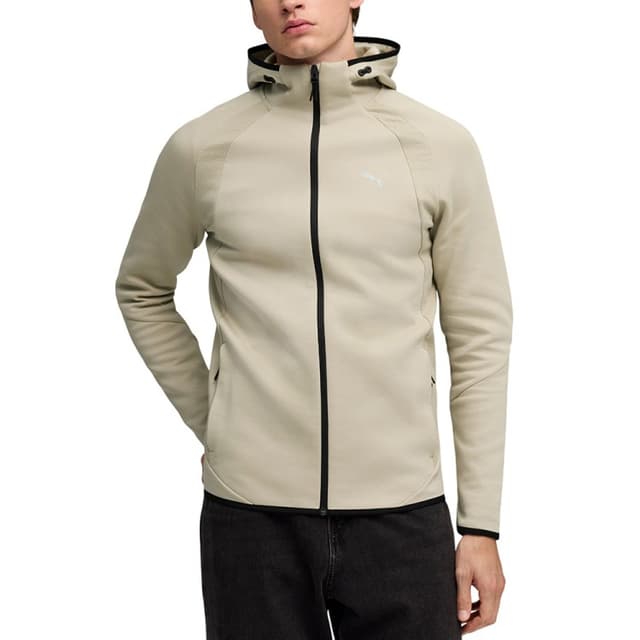 Толстовка чоловіча Puma EVOSTRIPE FZ Hoodie DK оливкова 69219061