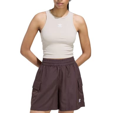 Майка женская Adidas ESS RIB TANK бежевая KD3822